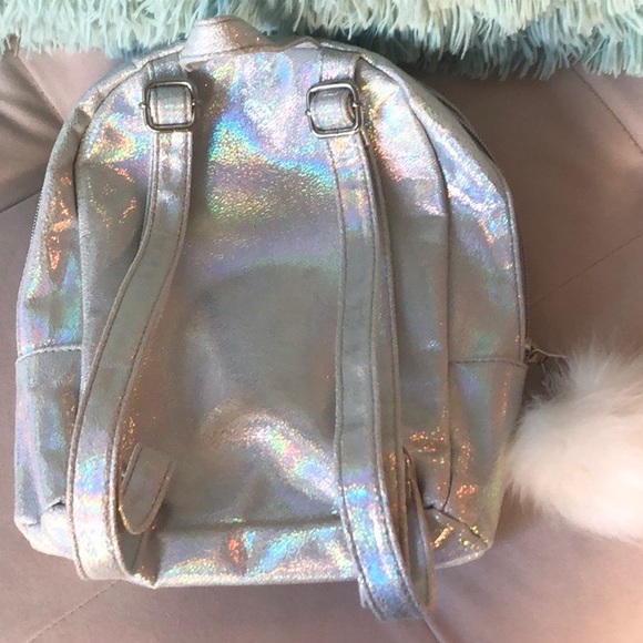 NWOT Justice Mermaid Glitter Mini Backpack - Picture 4 of 11
